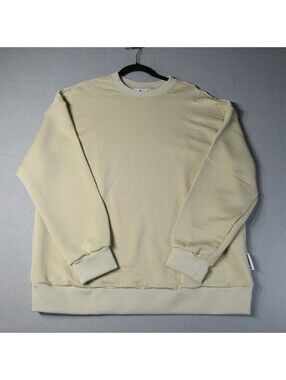 NWT Obermeyer Explorer Tech Crewneck Sweatshirt Men's M Cement